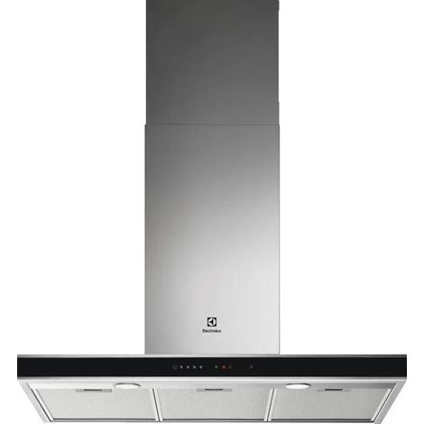 Hotte murale Electrolux inox 120 cm extraction 400 m3 h (1/3)