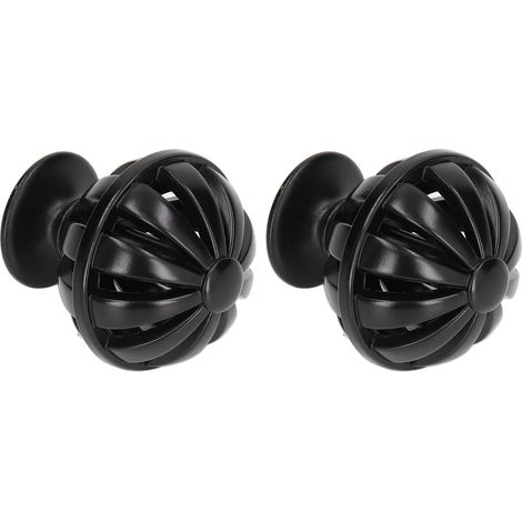 Möbelgriffe in Vogelkäfigform, 2er-Set, Zinklegierung, schwarz, für Schubladen, Schränke, Kommoden, Wohnaccessoires, hohl (1/5)