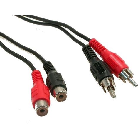 Cable RCAx2 Males et Femelles 5m