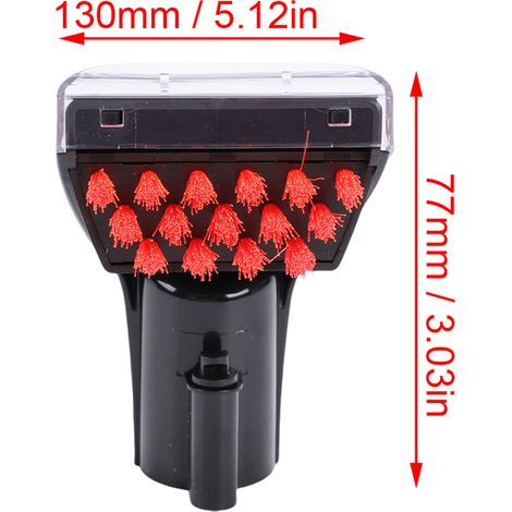 Ortviai Tête de brosse de remplacement pour nettoyeur de tapis Bissell 3698Z/1558Z/3617Z/36985, noir, haute efficacité (1/4)