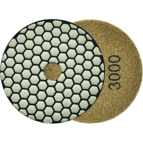 Polierscheibe zum Trockenschleifen von Steinzeug 100 mm GR3000 (25/250) (1/4)