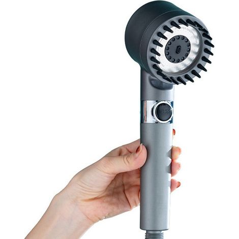 Pommeau de douche à pression puissante, filtre de douche pour salle de bain, jet de douche, douchette à main (1/3)