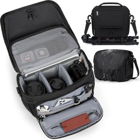 Sac bandoulière pour petit appareil photo reflex numérique, idéal les photographes (1/4)