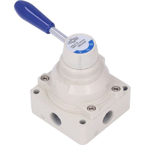 Vanne manuelle à levier rotatif pour la régulation du débit d'air 01,0 MPa 0‑145 psi, interrupteur pneumatique 4 voies 3 positions 4HV330‑08 (1/5)