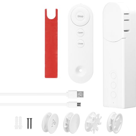 GARRYFIZH ‌Moteur Intelligent pour Store Enrouleur ZigBee Tuya‌ - Automatique, Sans Fil, Contrôle APP/Minuterie, Détection Température - Compatible Alexa