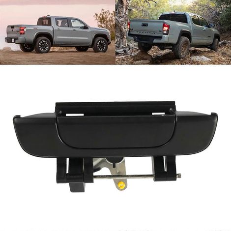 Poignée de hayon arrière noire 69090-35010 pour pick-up Tacoma 1995-2004 - Durable (1/4)