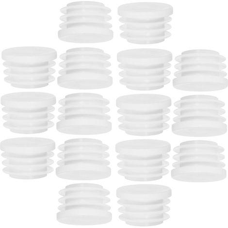 ORFOFE 60 Bouchons ronds en plastique pour tubes, embouts de tubes (1/5)