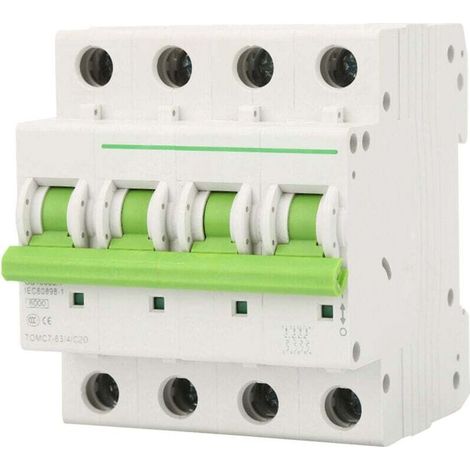 Interruptor automático miniatura Crezuo con protección contra fugas y interruptor neumático de 6 kA (20 A)-Crezuo