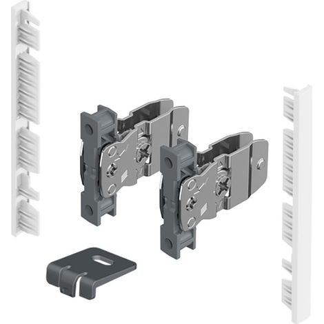 AvanTech YOU Kit de conectores para fachada interior a cortar a medida - Altura 101 mm - Blanco - HETTICH - 9257615