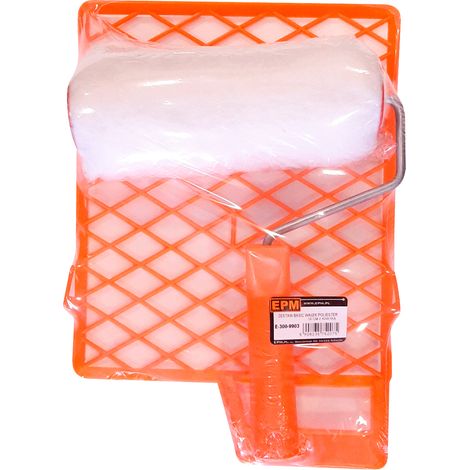 ZESTAW BASIC WAŁEK POLIESTERE 18CM Z KRATKĄ - E-300-9903