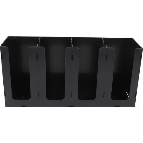 Distributeur de gobelets en papier, support de rangement en acrylique pour gobelets à café, idéal pour la cuisine, la salle de pause ou les cafés. 4 compartiments, montage facile et vertical. (1/5)