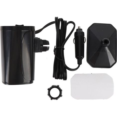 GARRYFIZH Chauffage de voiture 2 en 1, refroidissement et chauffage, dégivreur de pare-brise compact, désembueur 150 W 24 V, noir