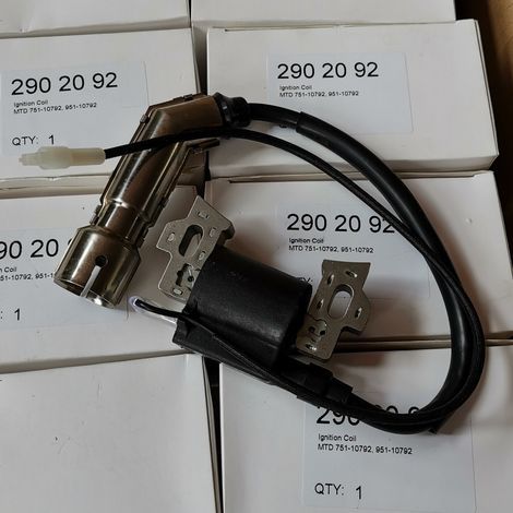 MTD 751-10792, 951-10792 Zündspule, Zündspule, Hochspannungstransformator, Zünder, geeignet für MTD Rasenmäher. (1/3)