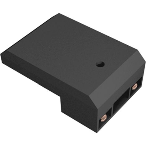 Schwarzer 48V-Stecker für Magnetschienen nach dem Schneiden Videx VL-trms-FC07B Schwarz (1/3)