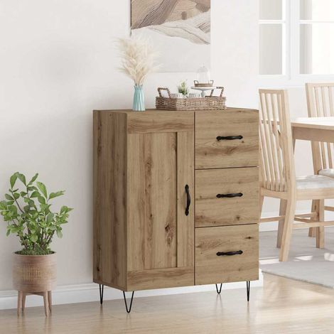 Sideboard Artisan oak 69.5 x 34 x 90 cm Engineered wood vidaXL (1/5)