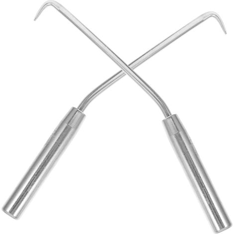 2 Pièces Crochet De Regroupement Outil d'attache De Outil De De Fil De Outil De Serrage De Fil De Crochet d'attache pour Plantes Grimpantes Acier (1/5)