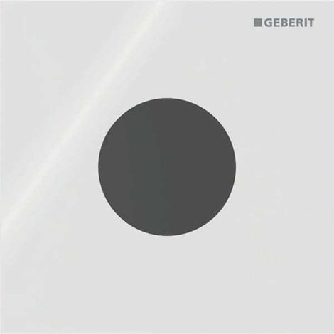 Geberit - Elektronische Urinal-Spülsteuerung Typ 40, Netzbetrieb, Bluetooth, Glas/weiß 116.024.SI.1 (1/4)
