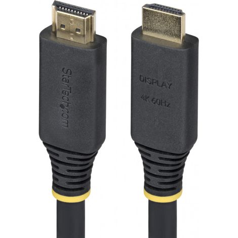 StarTech.com Câble HDMI Haut Débit Actif de 10m, 4K 60Hz/1440p 144Hz, HDR10/HDCP 2.2/ARC, 18Gbps, Cordon HDMI, UHD HDMI 2.0 pour TV/Moniteur/Écran, Gaine TPE