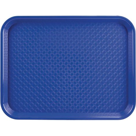Plateau self-service Kristallon bleu 450 x 350mm - Ref P512 - Olympia (1/5)