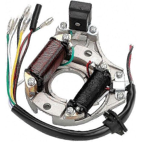 Plaque magnétique d'allumage à double bobine 0115 compatible avec les systèmes CDI pour VTT 50cc-125cc (1/5)