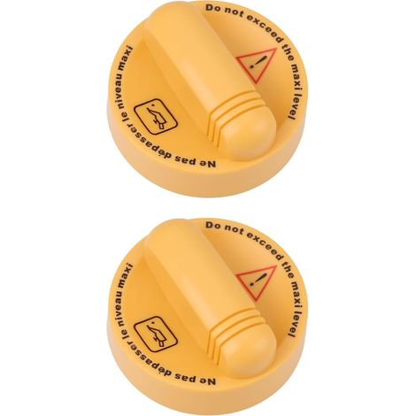 Lot de 2 bouchons de remplissage d'huile moteur 8200800258 8200096805 compatible avec Dacia Compatible avec Opel (1/5)