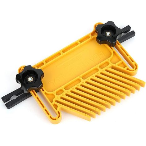 2 Plumes Guidage pour Tables Routeur Scies Gravure Menuiserie Jaune Aide Précision Travail Bois (1/5)