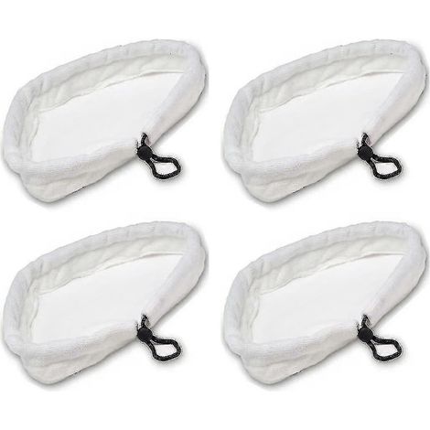 Lot de 4 balais vapeur de nettoyage domestique réutilisables (1/4)