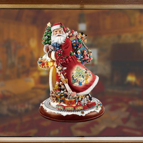 Autocollant mural Père Noël PVC pour Noël, 20x30cm, lot de 1 pièce en sachet (1/5)