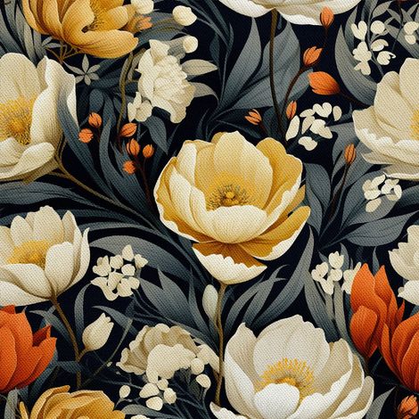 Outdoor dekostoffe oxford - Motiv Blumen I DX5228 (1/5)