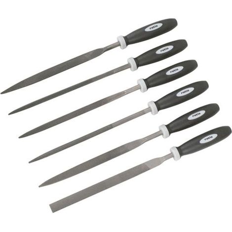 Juego 6 limatones aguja RATIO 160mm -