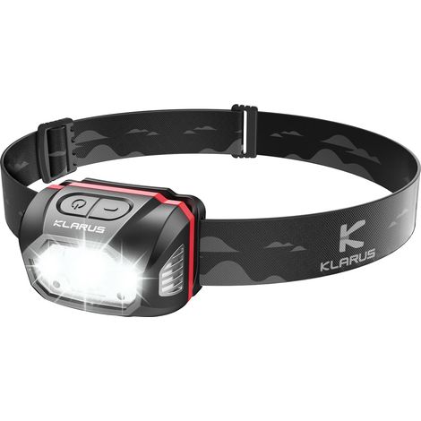 Lampada frontale ricaricabile USB C HM1 da 440 lumen con sensore di movimento, torcia frontale a LED impermeabile IPX6 per corsa, campeggio, escursionismo, caccia (1/5)