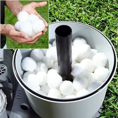 Balles à filtre pour pompe filtre à sable 500g - Polysphère™ piscine filtration (1/4)