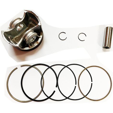 Pièces de moteur de moto transfrontalières sud-américaines : kit piston Italika Vortx 250 72 mm, kit piston pour améliorer la puissance. (1/3)
