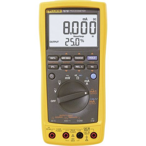 Fluke 787B Multimetro portatile digitale Corrente di uscita CAT III 1000 V, CAT IV 600 V Display (Counts): 30000 (1/3)