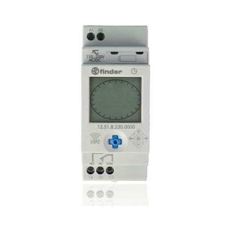 FINDER 125182300000 - Interruttore Orario Digitale NFC Giornaliero/Settimanale 1 Scambio 16A (1/9)