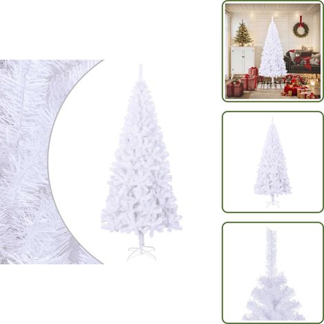 The Living Store Künstlicher Weihnachtsbaum mit Ständer 180 cm 620 Zweige - Weihnachtsbaum 180 cm (1/5)