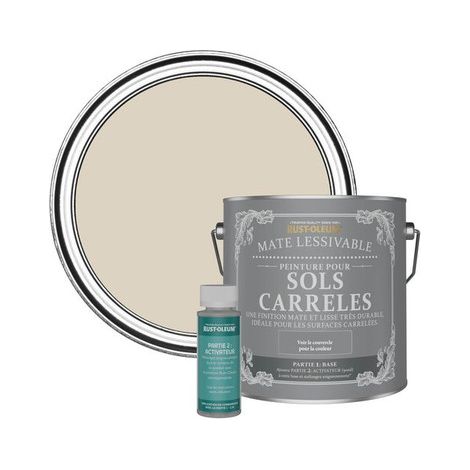 Peinture pour Sols Carrelés Mate Lessivable - Jute (1/3)