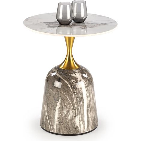 Mesa de centro Houston 1849 , 59x0x0cm, Diámetro: 50, Piedra sinterizada, Redonda (1/5)