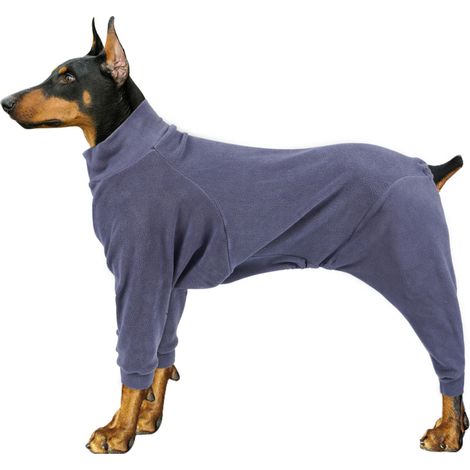 Veste polaire chaude pour chien, manteau d'hiver à quatre pattes, pull pour chiens moyens et grands (1/5)