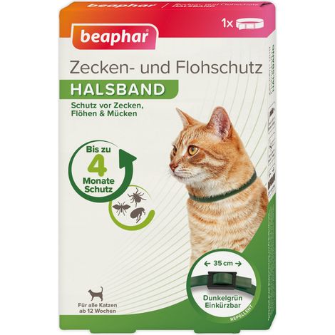 Beaphar - Zecken- und Flohschutz Halsband für Katzen (1/4)