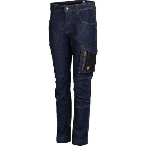 Pantalon de Travail Femme Nelly - Taille 38 - Raw Jean - Résistant et Confortable - D-Work