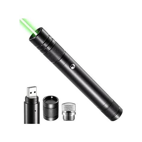 Mini Taschenlampe aufladbar mit großer Reichweite, kompakt wasserdicht, Tastlicht TV-Bildschirm Büro Einsatz (1/4)
