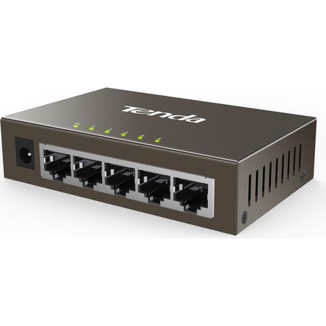 Tenda TEG1005D network switch Unmanaged Gigabit Ethernet (10/100/1000) Grey