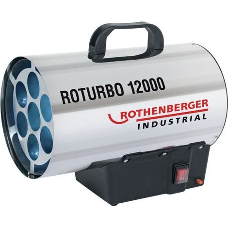 Rothenberger Roturbo 12000 Riscaldatore a Gas Propano Argento