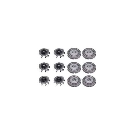 Lot de 6 Têtes de Rechange Lames Multi-Précision Compatibles Rasoirs Série 5000 S5000 S5420 S5380 S5351 (1/4)