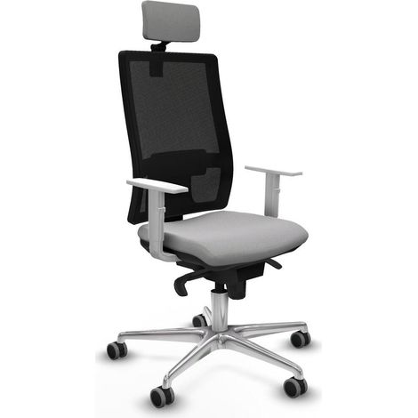 Piqueras y Crespo Horna Chaise Bureau Gris Clair Confort