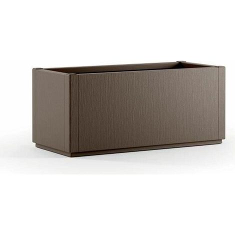 Starwax Ethica Rechteckiger Blumenkasten Taupe 80 Liter