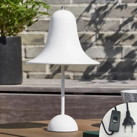 Lampe de table en métal, lampe de chevet rétro, lumières décoratives en forme de cloche, lampe de bureau à 3 températures de couleur, cadeau de Noël (1/5)