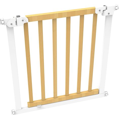 BARRIÈRE POUR BÉBÉ EN BOIS BLANC (1/2)