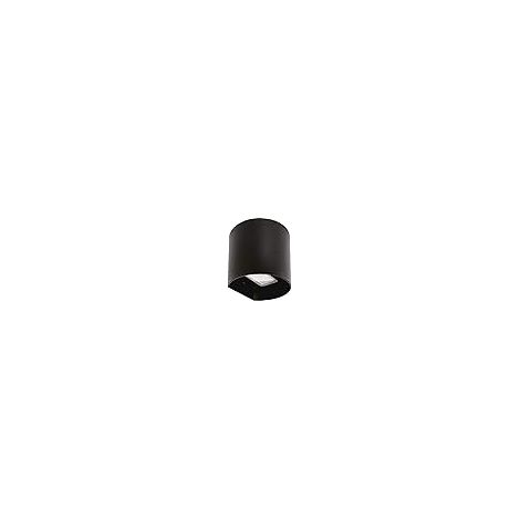 Lampada da parete gusto ip54 2x4w led 650lm 4000k 95°l.11xan.9,5xh.11cm alluminio nero